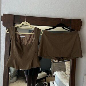 WeWoreWhat Corset/Skort set